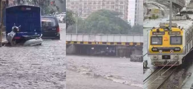 mumbai, Heavy rains, waterlogging  