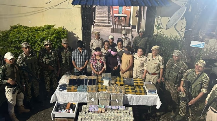 imphal, 4 arrested , Manipur