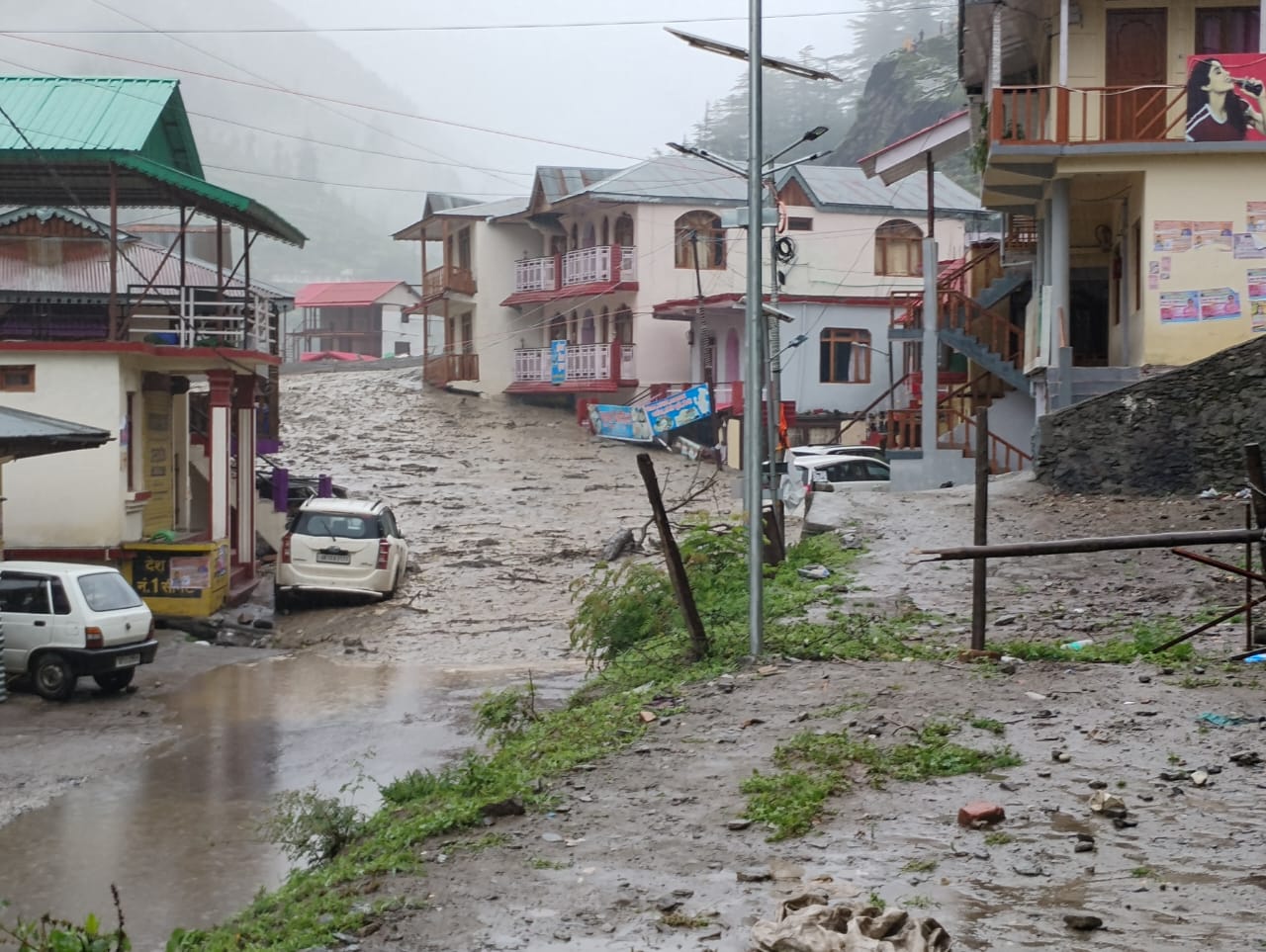 uttarkashi, Heavy destruction , Dharali village  