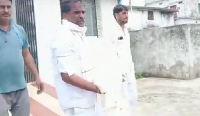 rajgarh, Two real sisters died , drowning in a drain