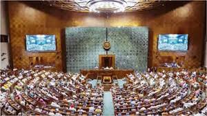 new delhi, Work in both houses, Parliament was disrupted  