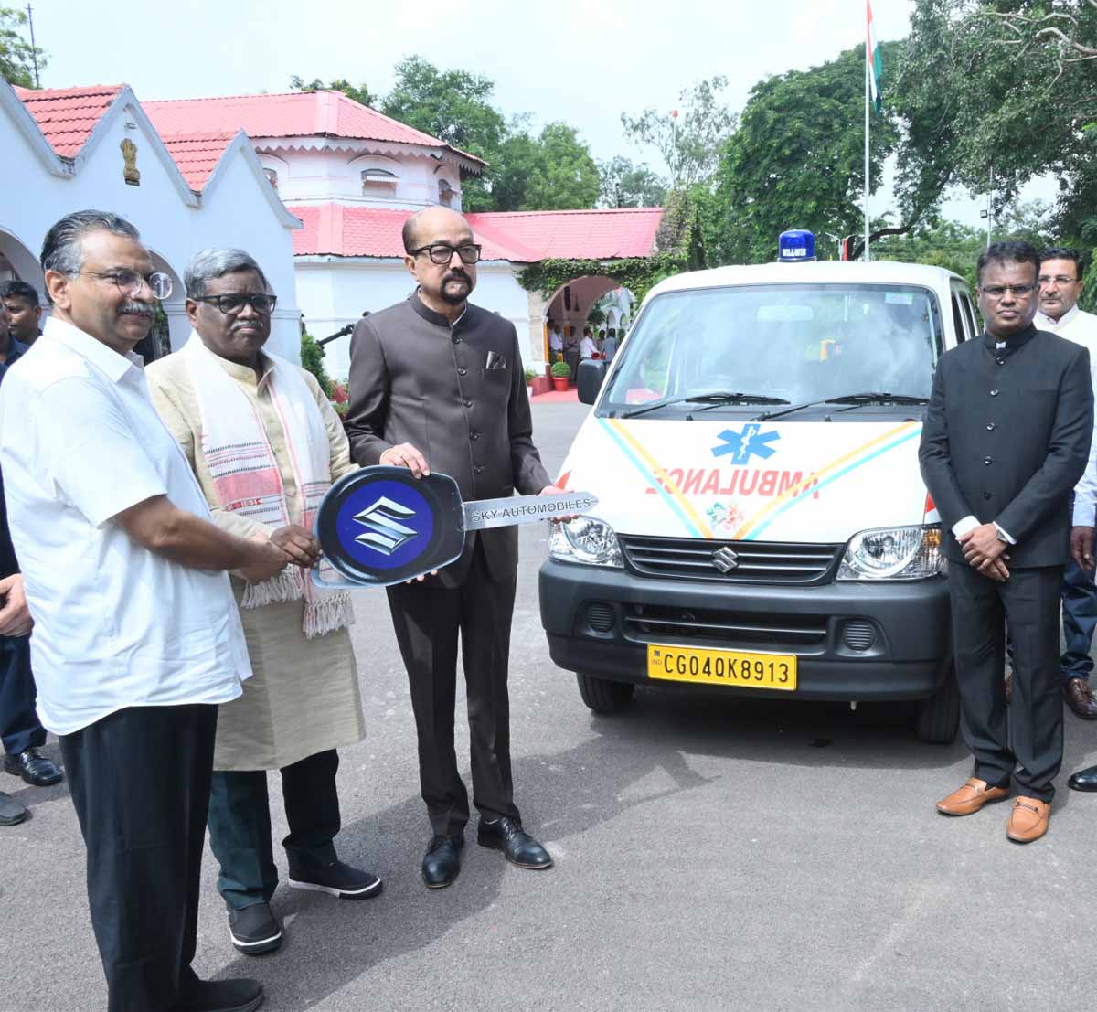 raipur, Governor Deka, Vanvasi Vikas Samiti