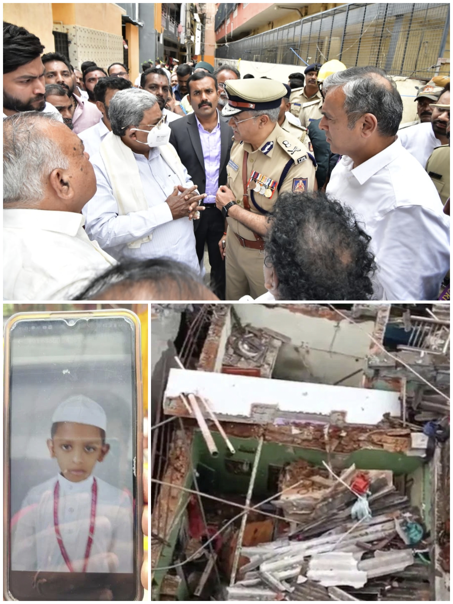 bangluru, Explosion in Bangalore, one boy died  