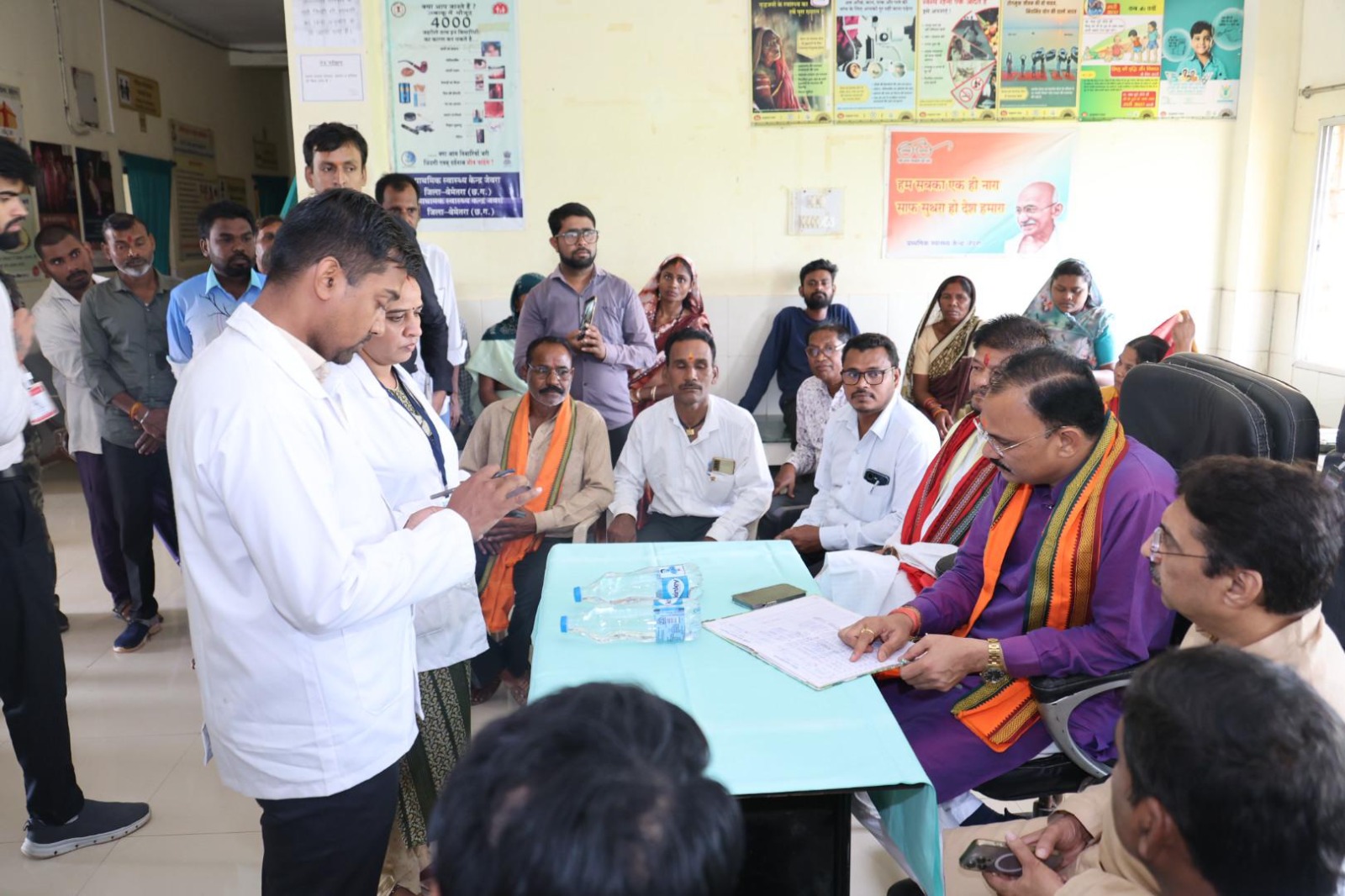 raipur, Health Minister Jaiswal,Health Center Jevara