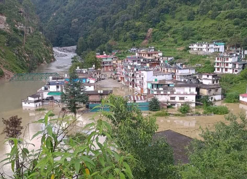 Yamunotri,  Drainage of artificial lake, Syanachatti accelerates 