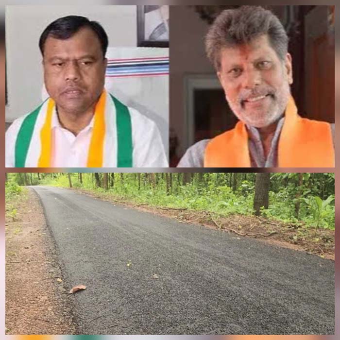 jagdalpur, Deepak Baij , plastic road