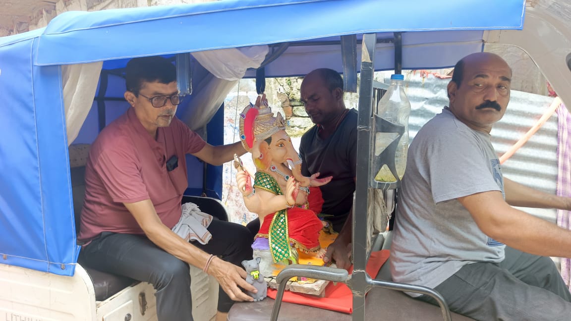 dhamtari, Shri Ganesh, idols has started