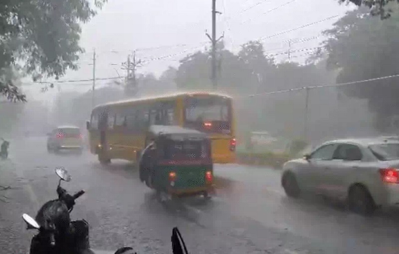 bhopal, Heavy rain , thunder and lightning 
