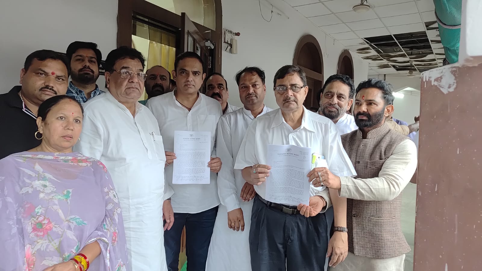 bhopal, Congress delegation submitted , Jeetu Patwari