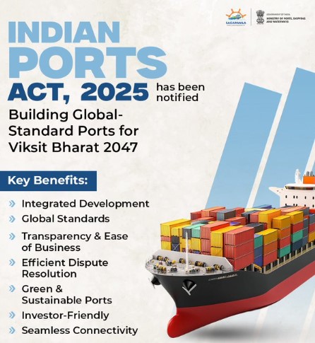 new delhi, Five maritime bills, passed in Monsoon Session