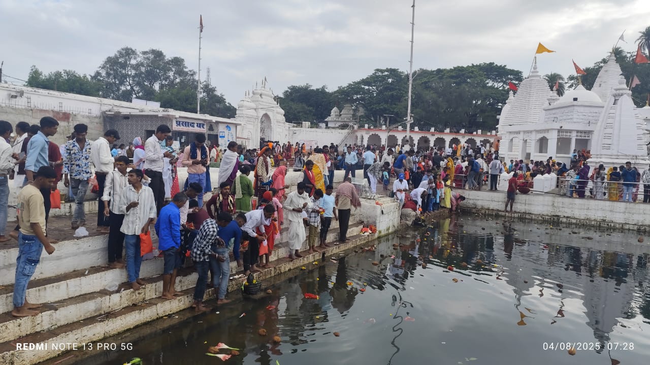 anuppur, Doors of Maa Narmada , lunar eclipse