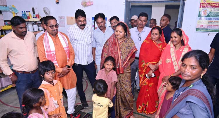 raipur, Women and Child Development Minister , Dharsedi Anganwadi Center