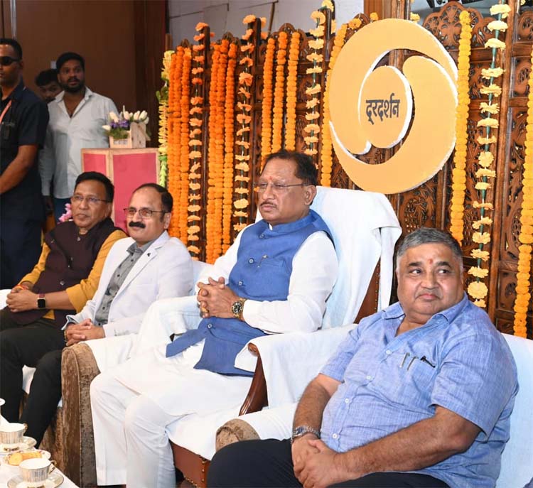 raipur, Doordarshan played, Chief Minister Sai