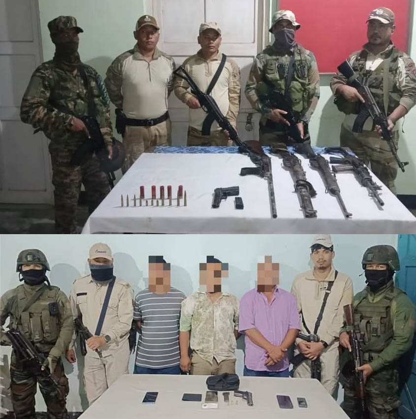 imphal, Security forces,weapons in Manipur