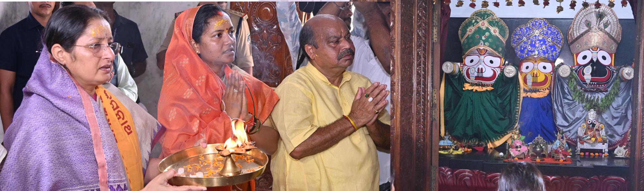 raipur, Union Minister Annapurna , visited Lord Jagannath 