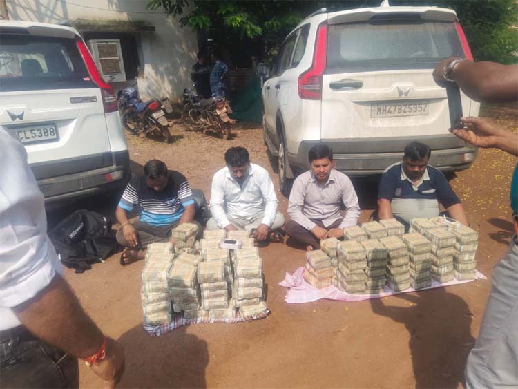   Durg, police seized, currency notes