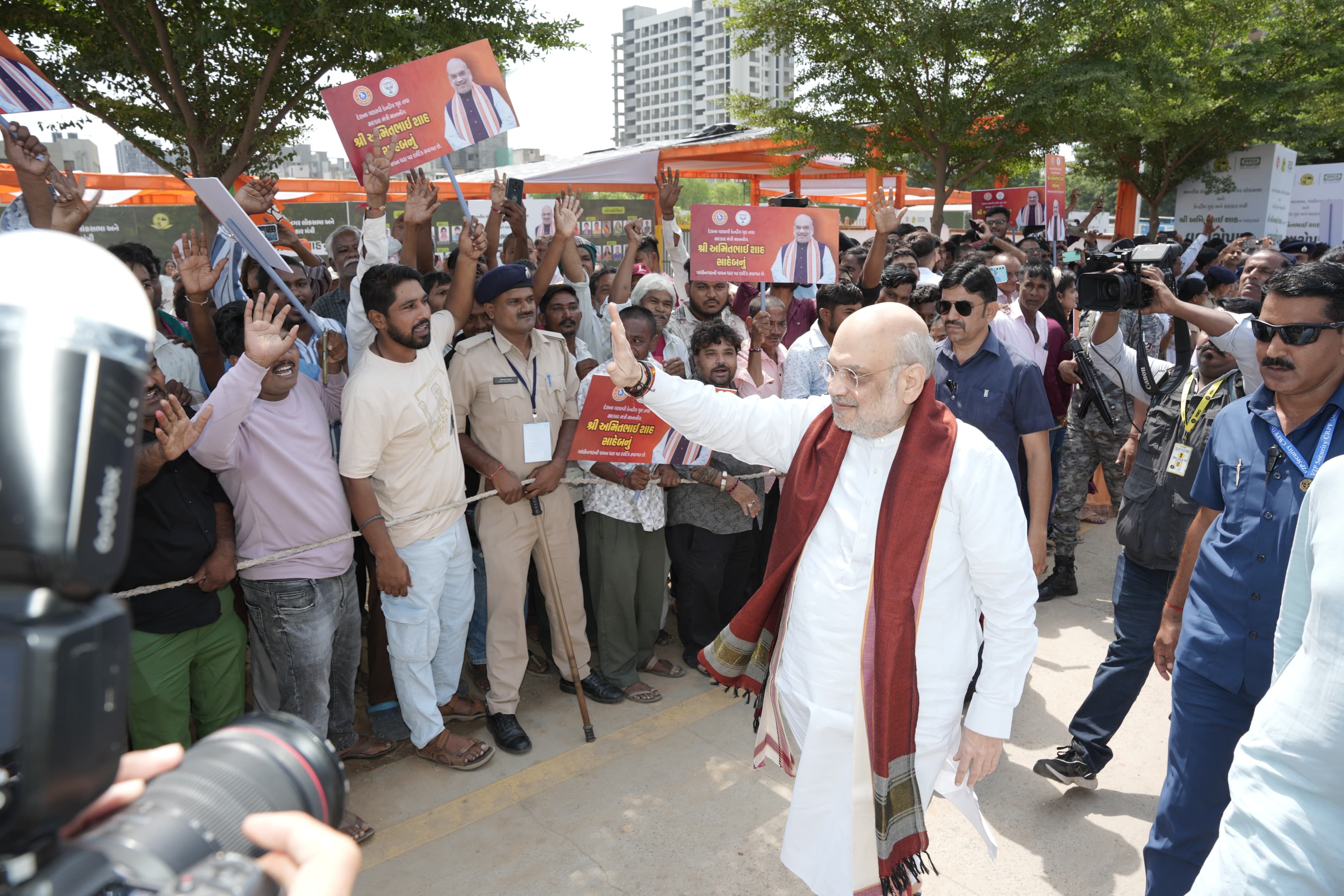 gandhinagar, Amit Shah planted, Gandhinagar