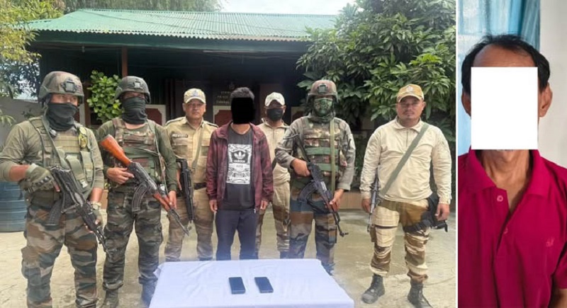 imphal, Two PLA cadres arrested , Manipur