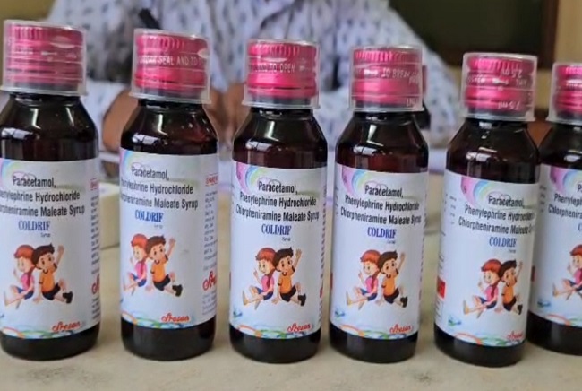 bhopal, Coldrife Cup syrup , sale banned