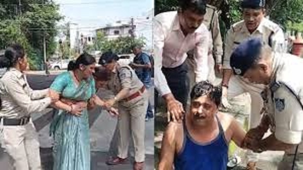 bhopal,   couple from Guna ,attempted self-immolation 