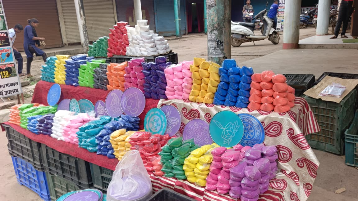  Dhamtari ,market is full,  Diwali splendor