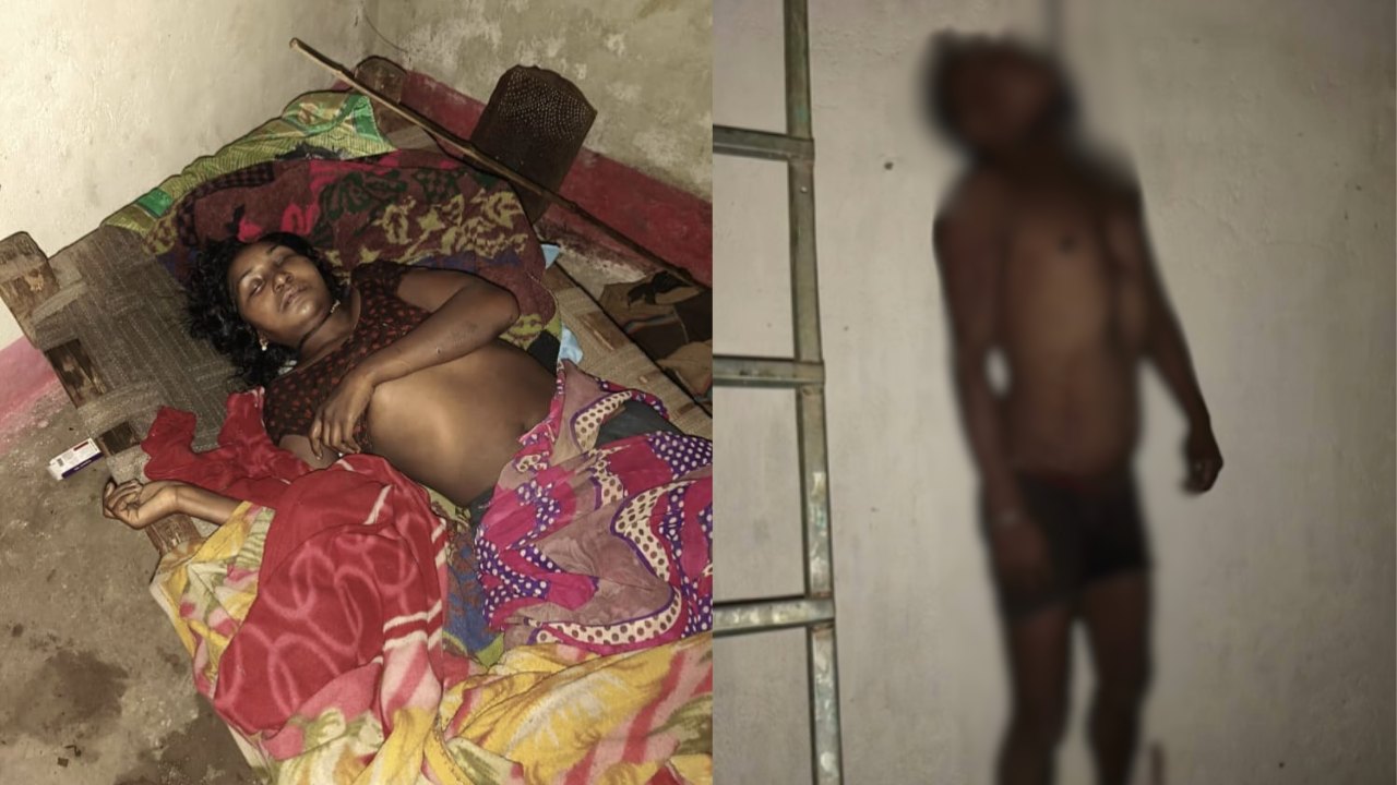 korba, Drunk husband kills wife, commits suicide