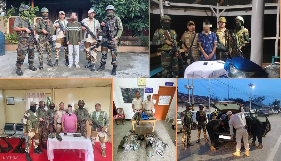 imphal, Three militants, arrested in Manipur