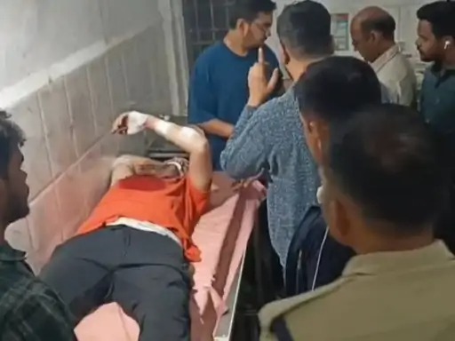 anuppur, BJP leader attacked, Kotma bus stand