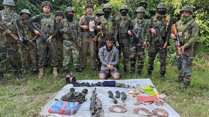 itanagar, ULFA (I) ,cadre arrested