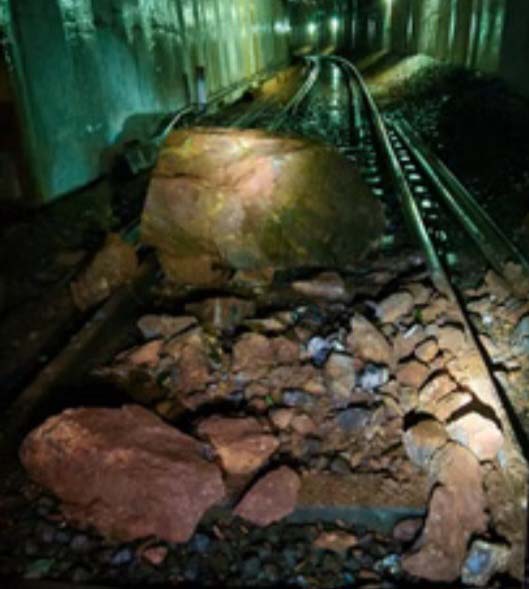 jagdalpur,   huge boulder , KK railway line 