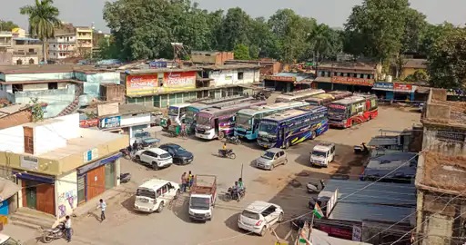 ambikapur, Handcarts , removed from the roads