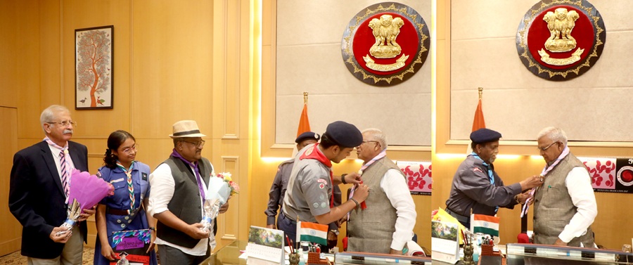 bhopal, Governor Patel ,Scouts and Guides