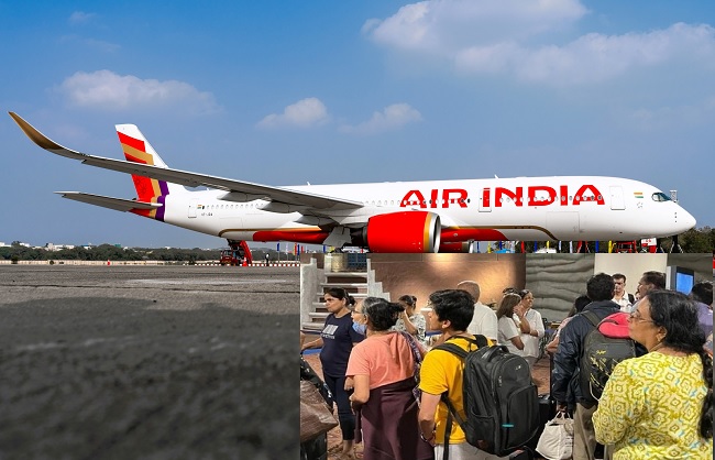 mumbai, Air India flight, delayed due to fault