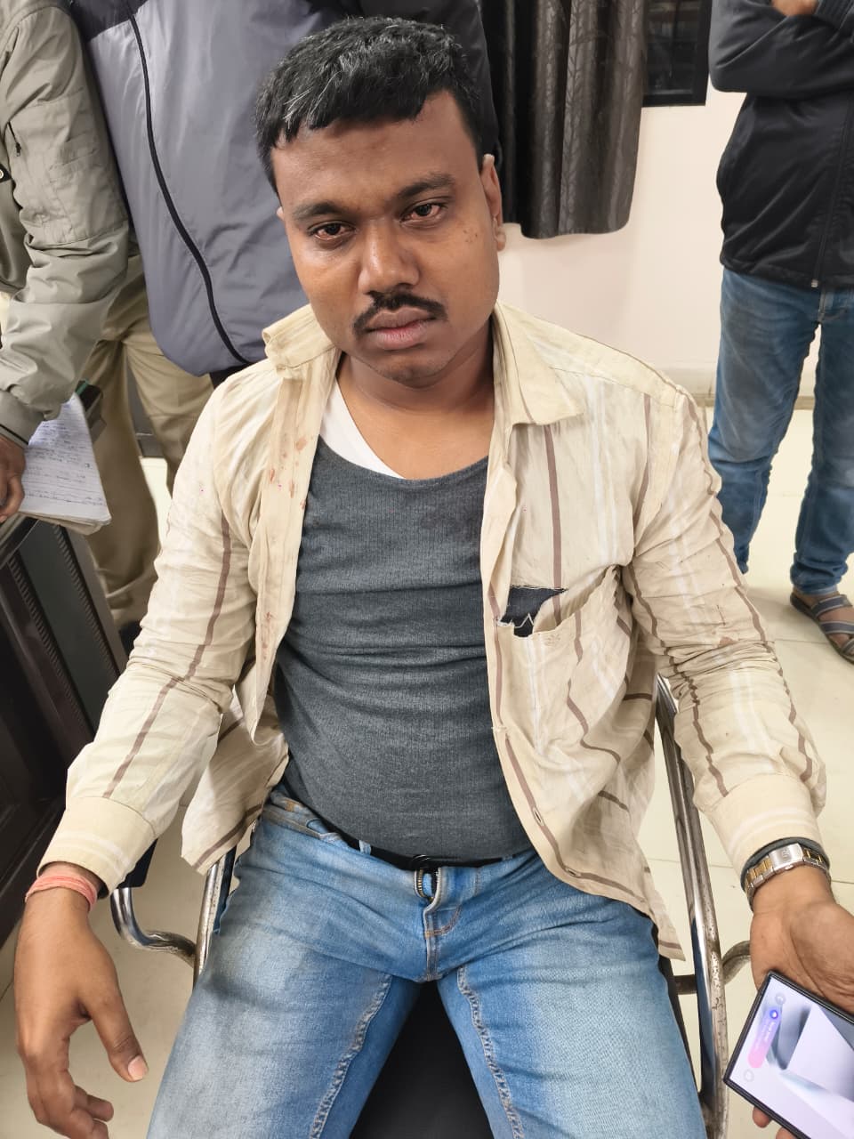 korba, Two tehsildars , assaulted and suffered 