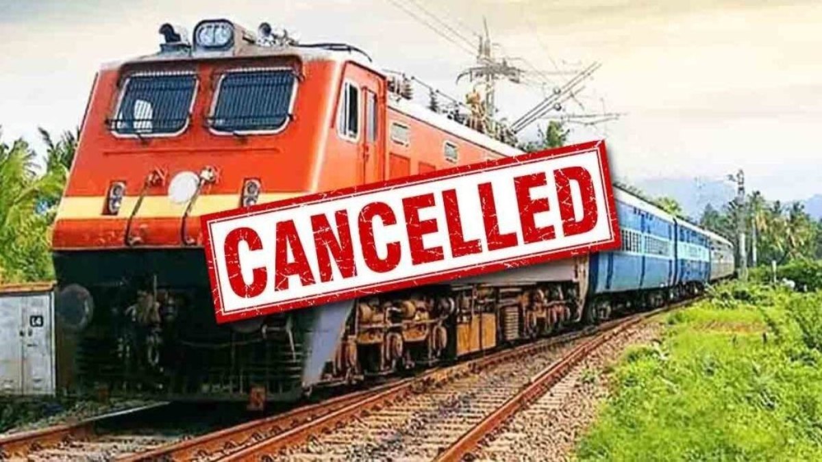 bilaspur, Construction work  , three trains cancelled