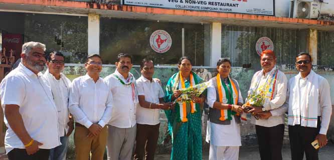 bijapur, six-member Congress team, leaves for Avapalli  