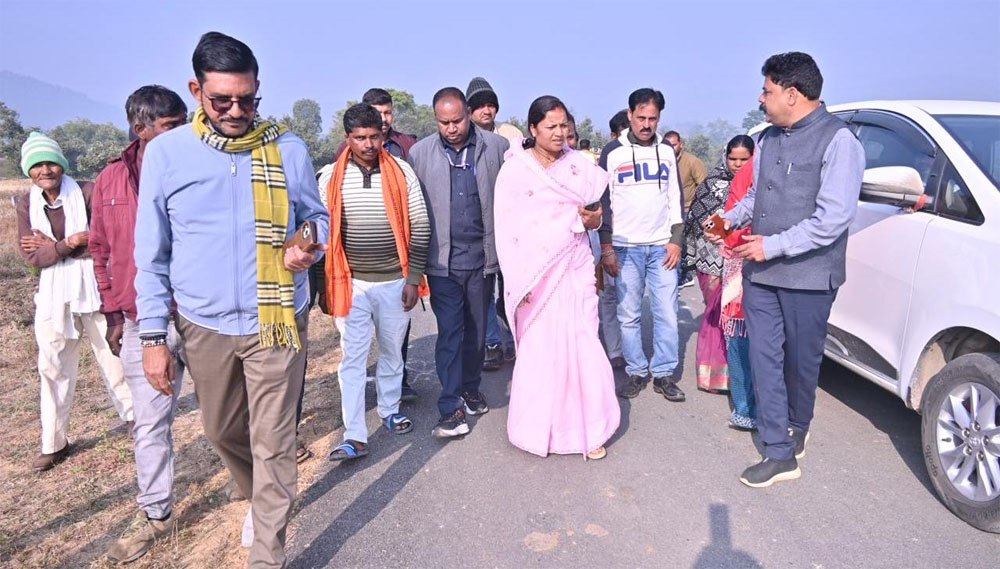 raipur,Minister Laxmi Rajwade, construction in Odgi
