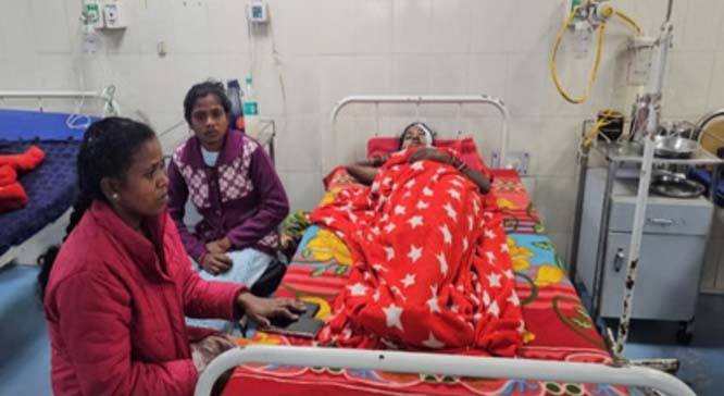 jagdalpur, 10 women labourers, injured 