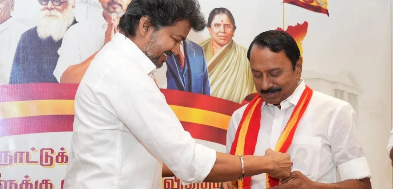 chennai,K.A. Sengottaiyan ,joins TVK