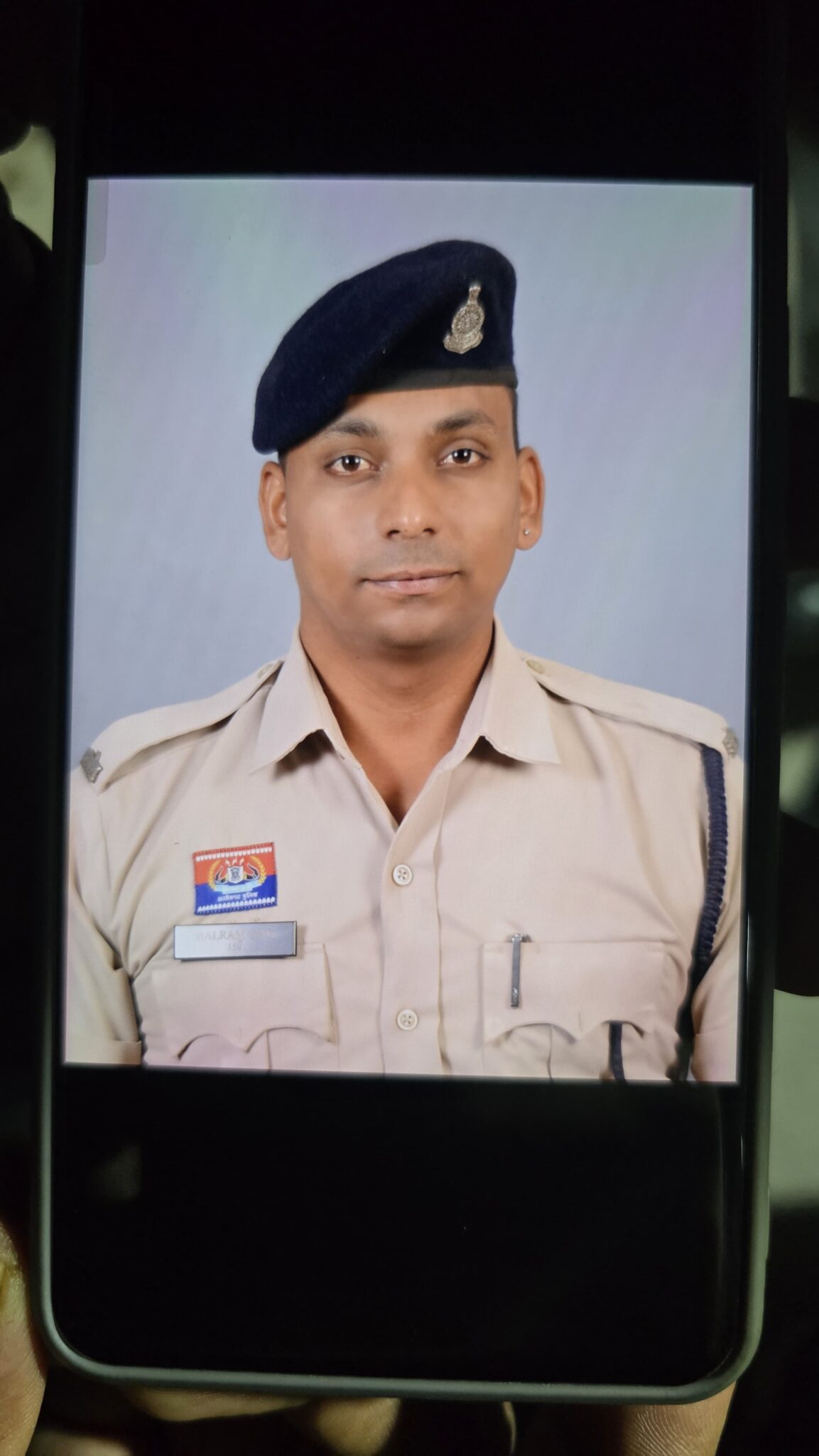 raigarh, GRP constable dies , road accident