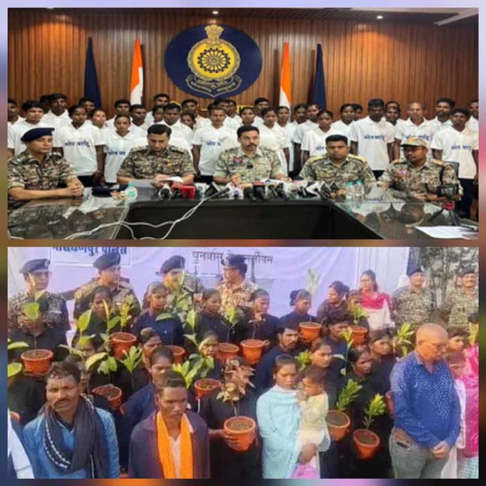 dantewada, 37 Naxalites surrender  , Chhattisgarh