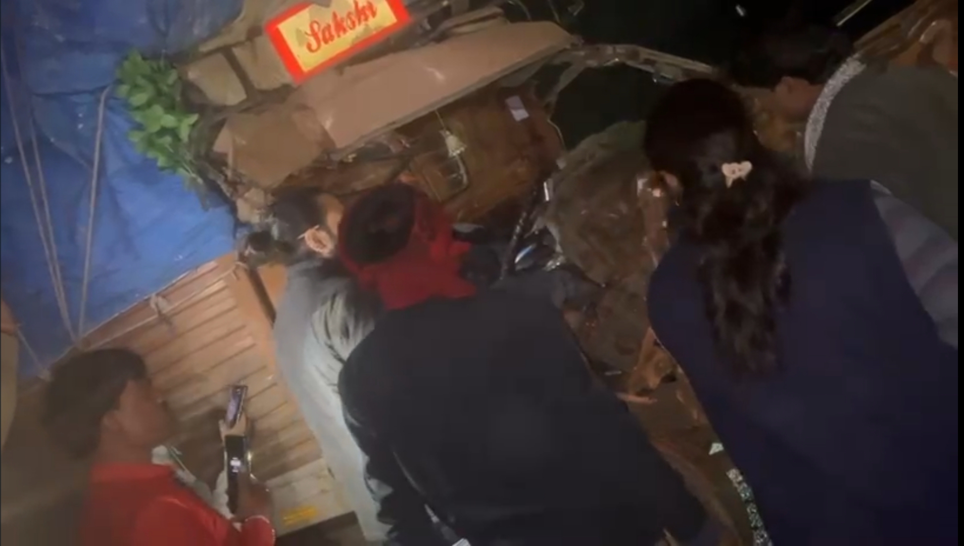 jabalpur, Two trucks collided , one person