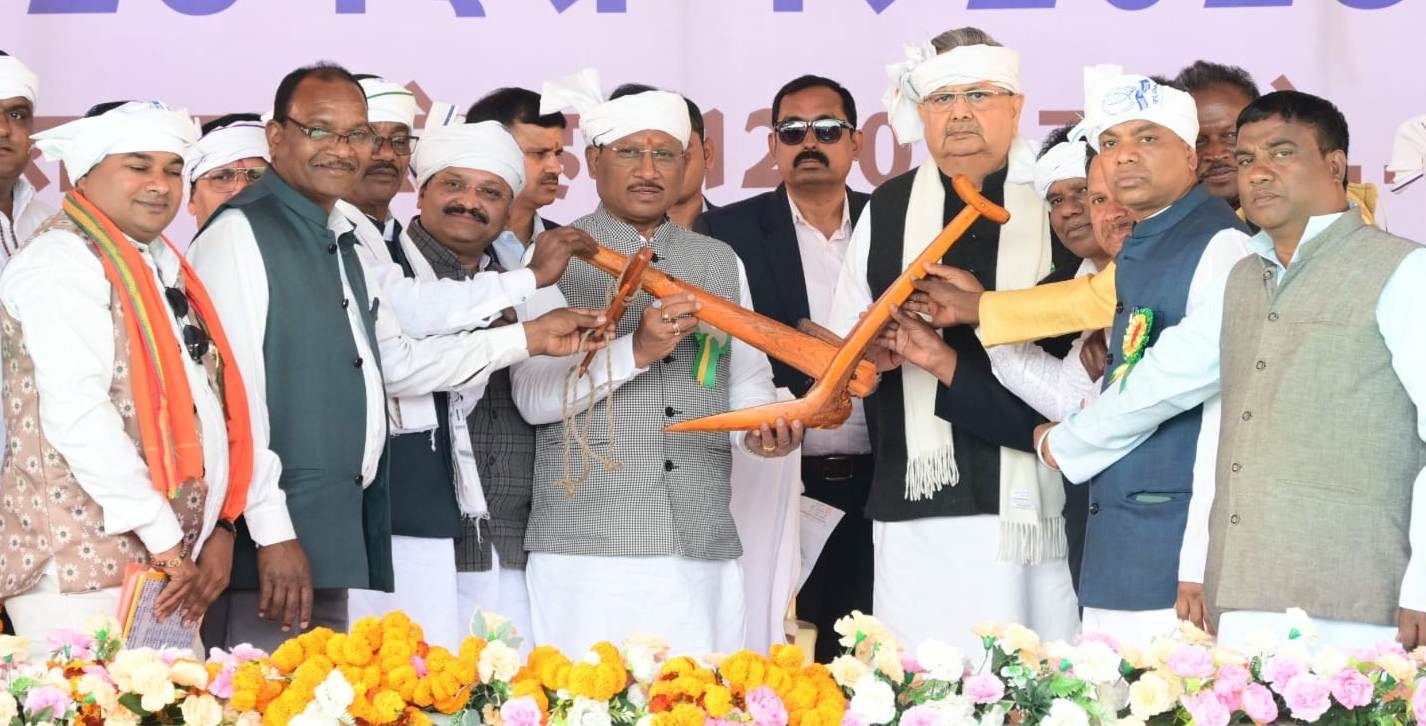 Chief Minister Vishnu Deo Sai ,addressed the Halba-Halbi community function