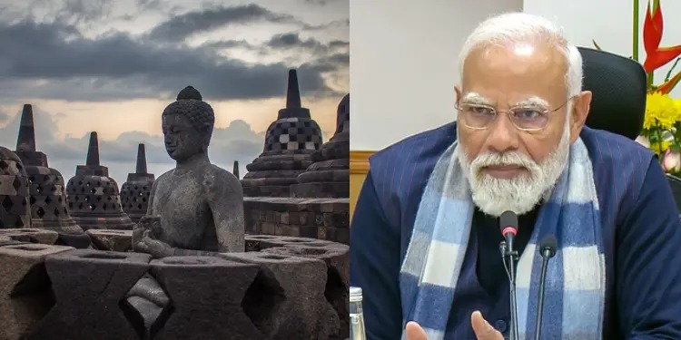 Prime Minister Modi ,inaugurated the international exhibition ,Piprahwa Buddha relics