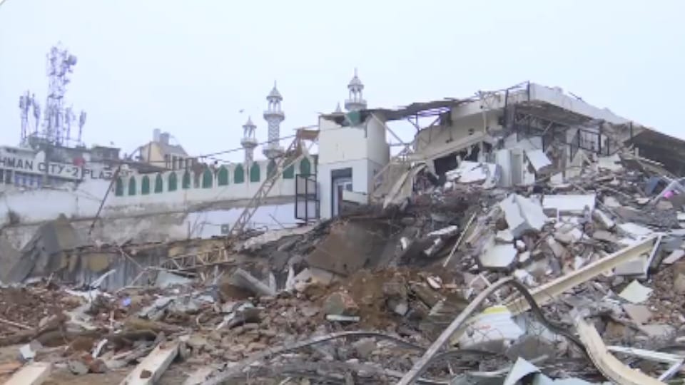 Bulldozer action,Turkman Gate, military camp