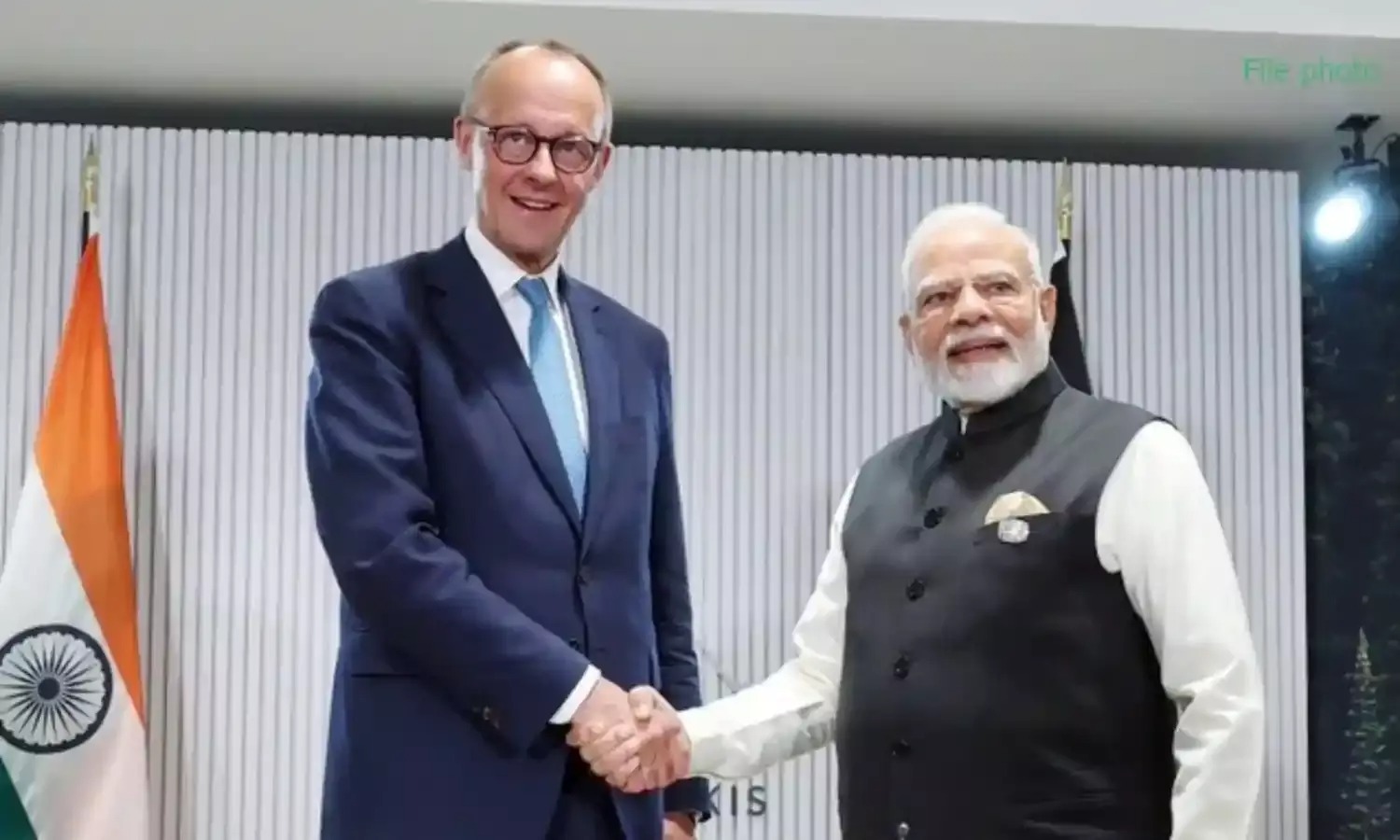 Gandhinagar ,  Bilateral talks ,  Modi and,  German Chancellor