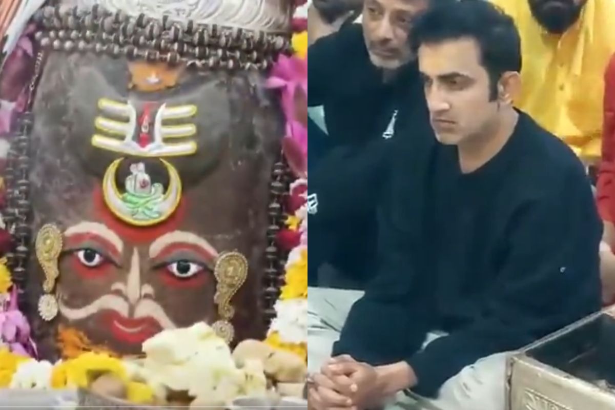  Gautam Gambhir,  visited , Mahakal temple ,crucial match