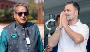  Bharat Shashi Tharoor,  upset,Rahul , remarks? skipped,  major, Congress, meeting