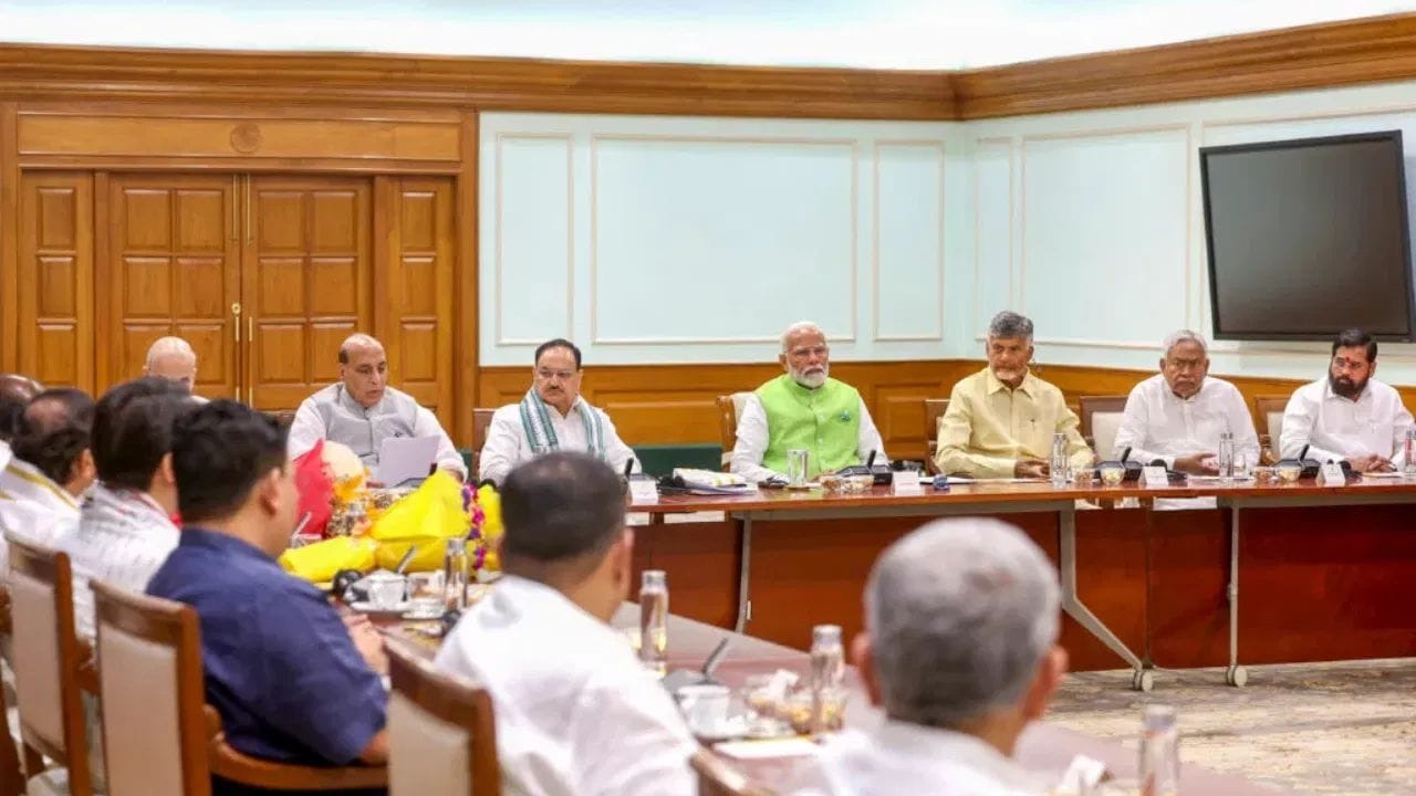 New Dehli , Parliament Session ,  NDA Parliamentary , Party Meeting