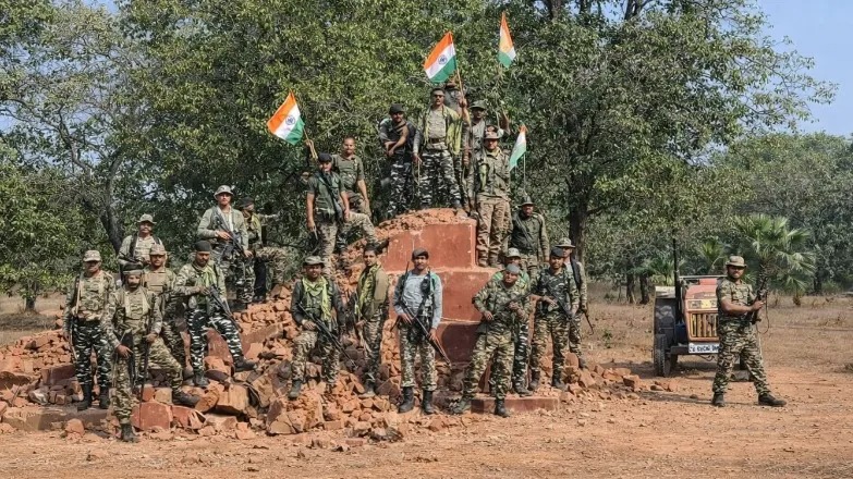 Security forces,  major action, 6 Maoist, memorials, demolished,  seized